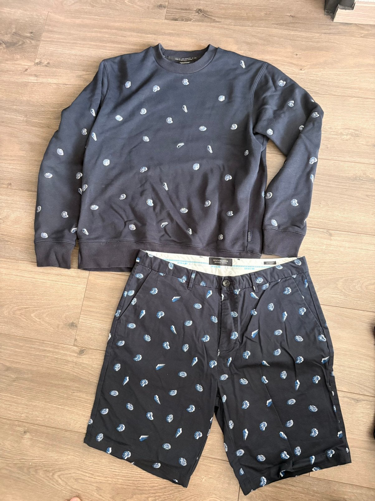 Tof schelpen set blauw maat M Scotch & Soda, Ophalen of Verzenden, Zo goed als nieuw, Blauw