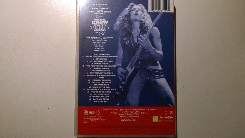 Sheryl Crow - C'Mon America 2003 (DVD), Alle leeftijden, Ophalen of Verzenden, Zo goed als nieuw, Concert