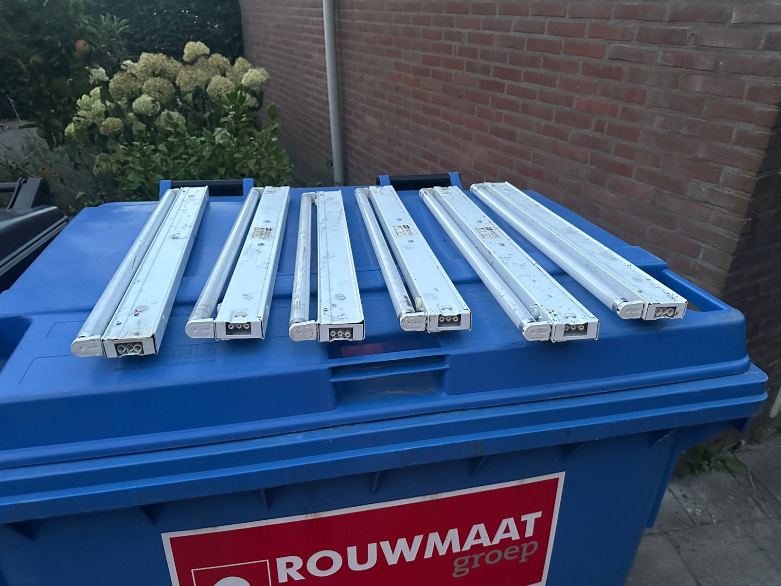 TL buis + houder 6stk, Doe-het-zelf en Verbouw, Bouwverlichting, Ophalen, Gebruikt, Minder dan 50 watt, Lamp met armatuur