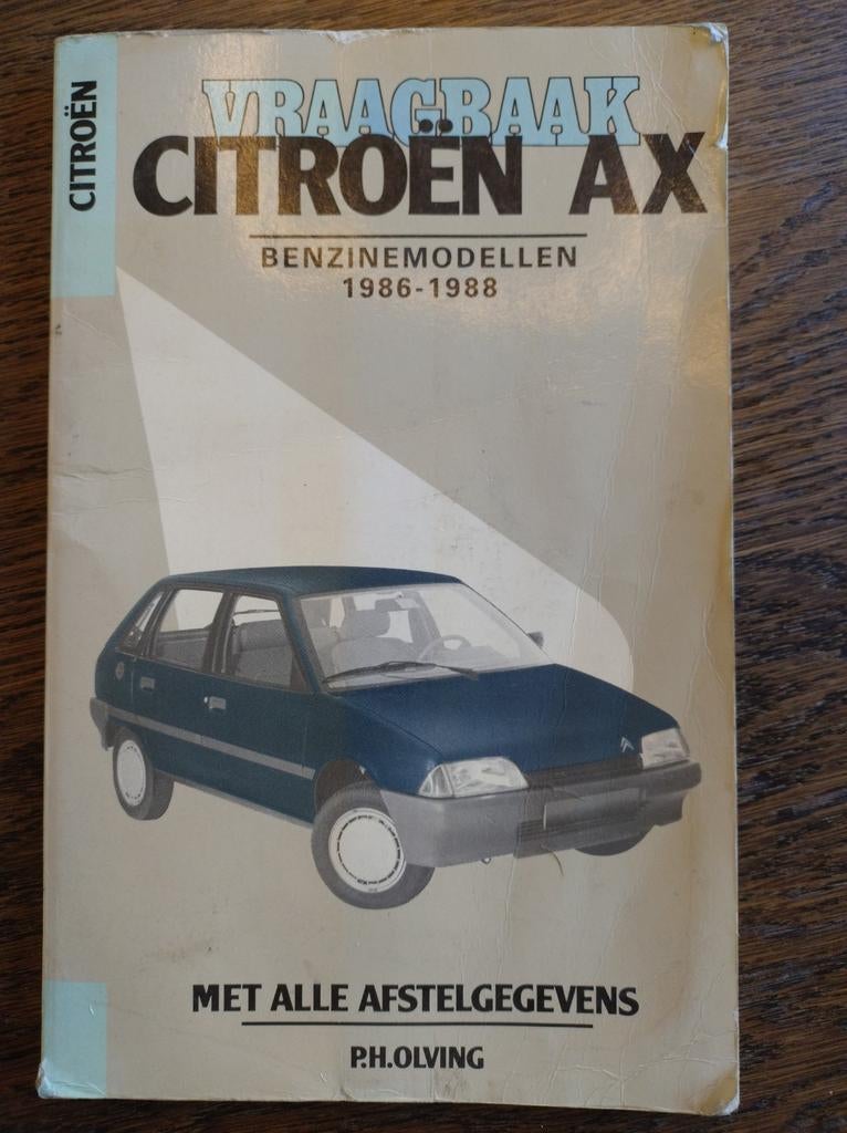 Vraagbaak Citroën AX Benzine modellen 1986-1988, Ophalen of Verzenden, Gelezen, Citroën