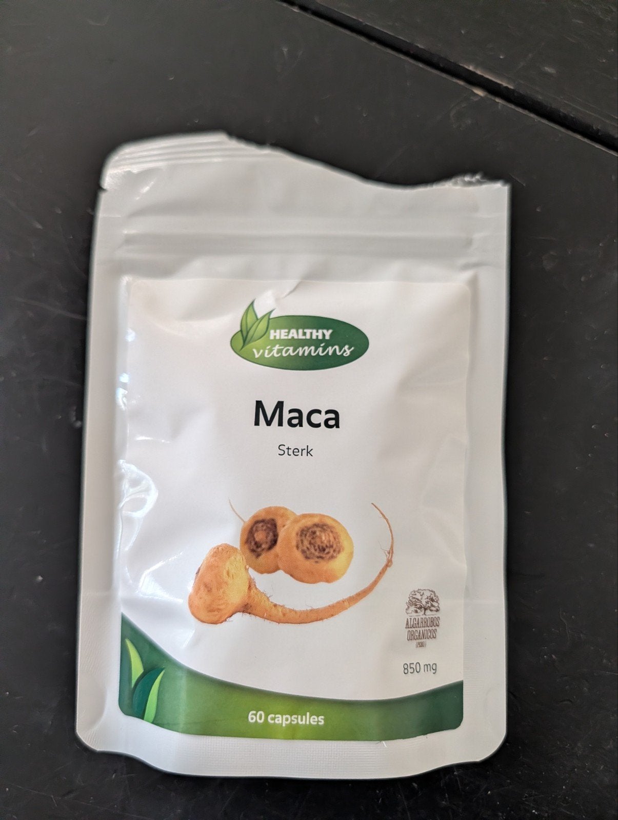 Maca Sterk 850 mg - 60 vegan capsules, Ophalen of Verzenden, Nieuw, Overige typen