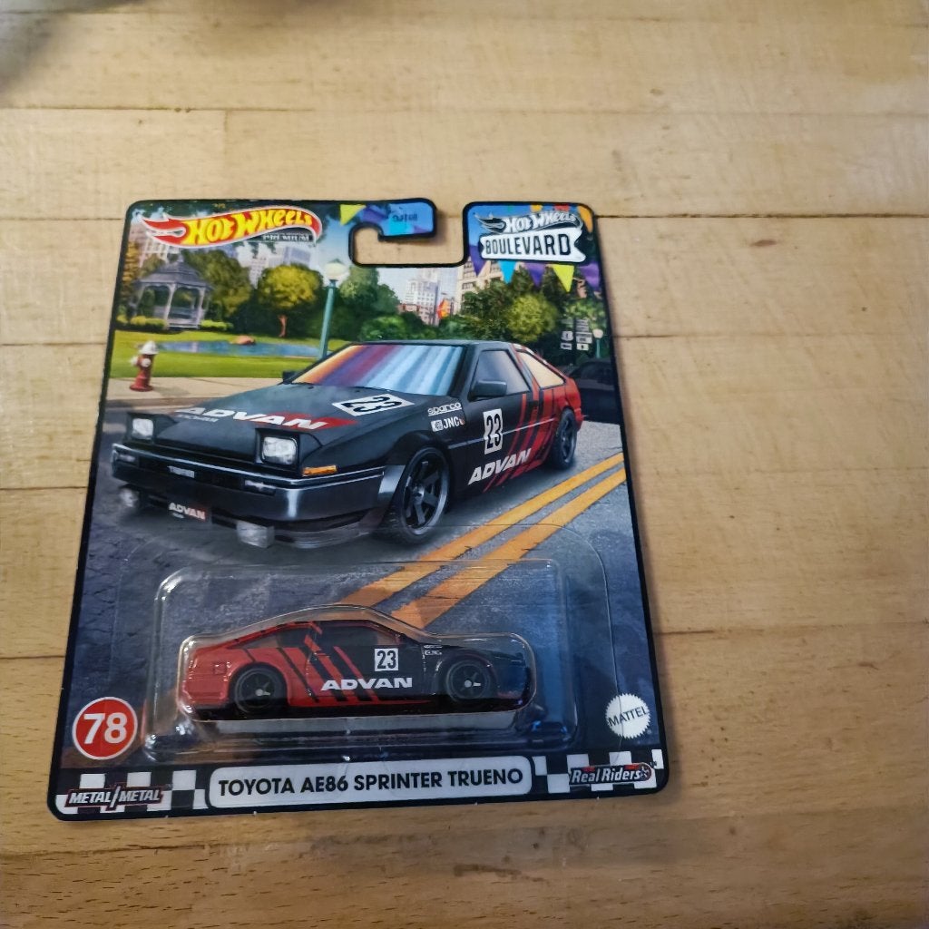 Hot wheels Toyota AE86 sprinter trueno boulevard, Ophalen of Verzenden, Nieuw, Auto, Overige merken