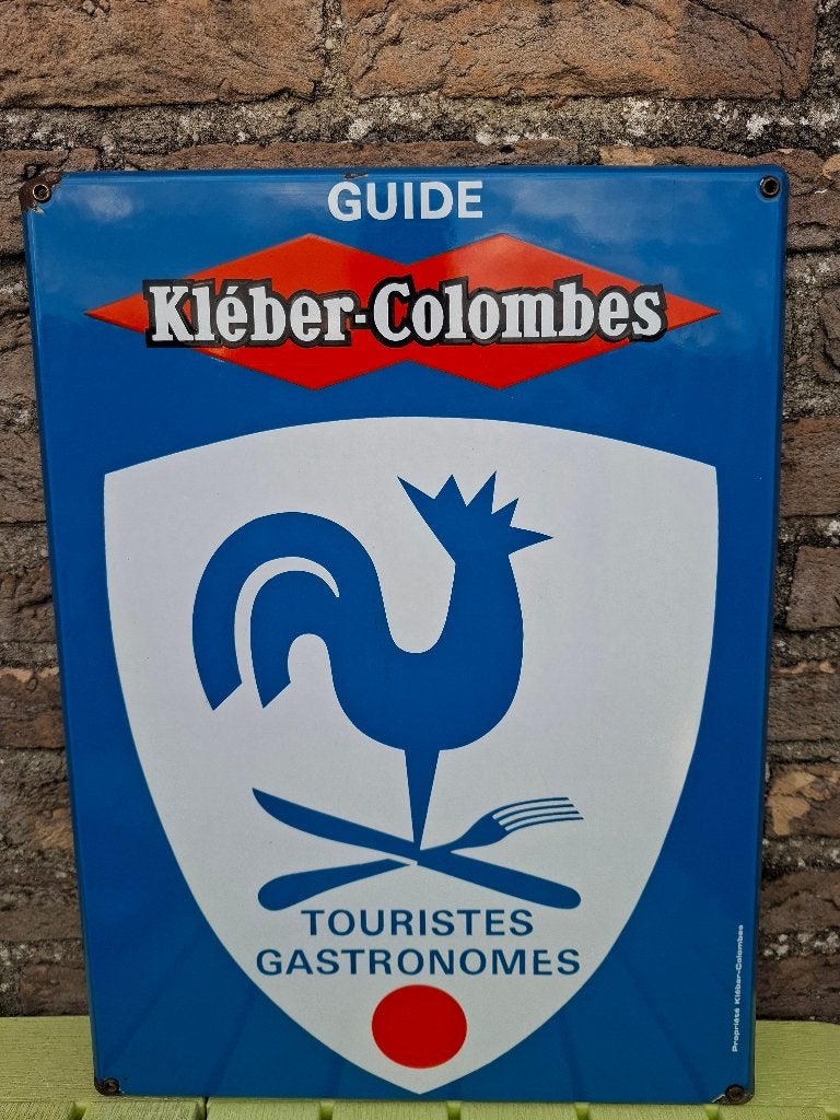 Emaillebord Kléber Colombes, Ophalen of Verzenden, Nieuw, Reclamebord