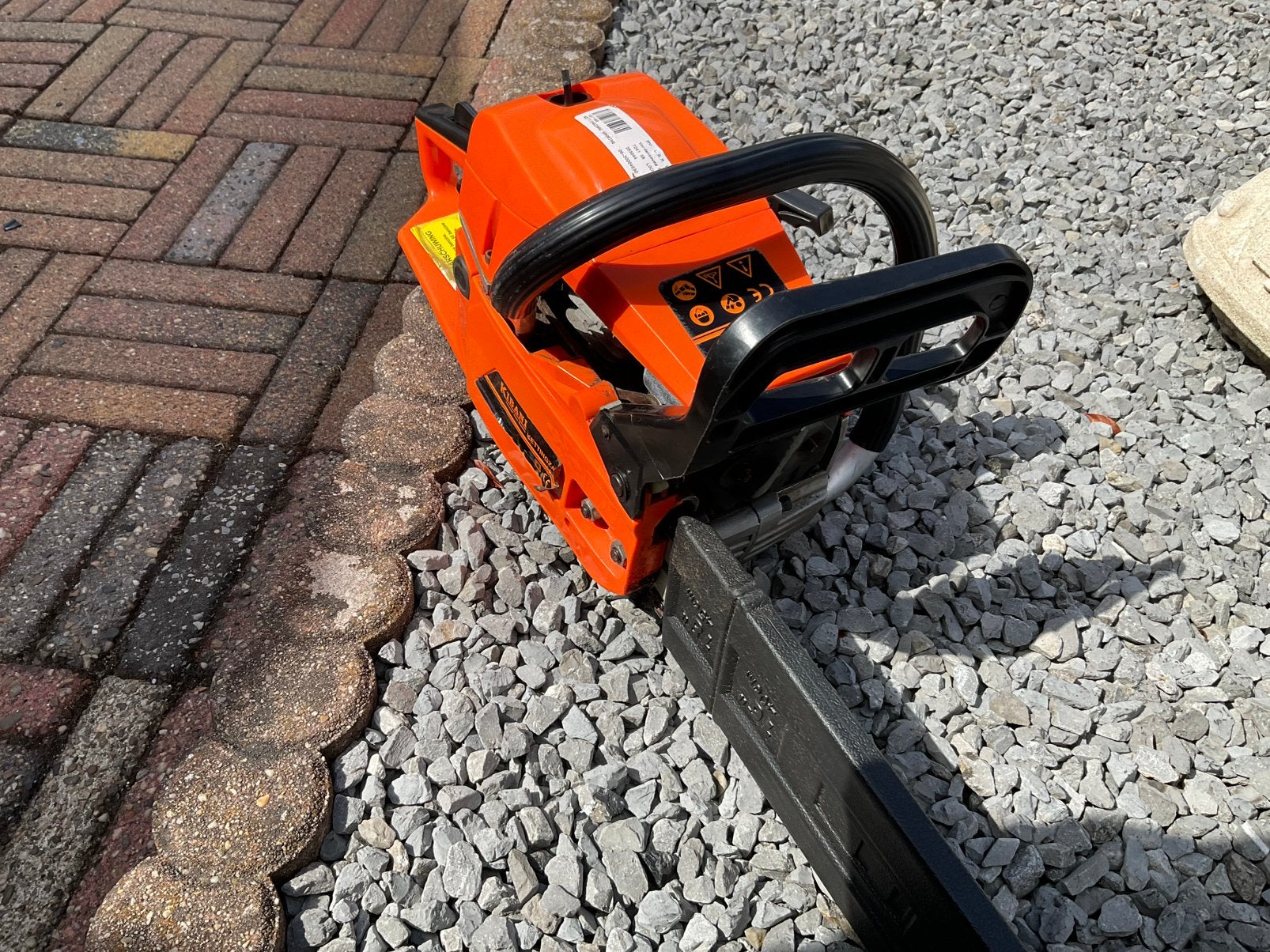 kettingzaag, Doe-het-zelf en Verbouw, Gereedschap | Zaagmachines, Ophalen, Gebruikt