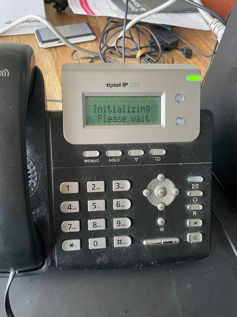 VOIP Tiptel IP280 telefoon, Telecommunicatie, Ophalen of Verzenden