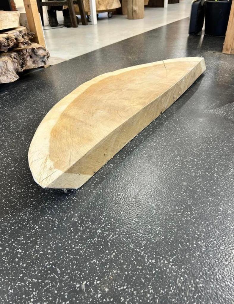 Wandplank Eiken boomstam, Huis en Inrichting, Ophalen of Verzenden, Zo goed als nieuw