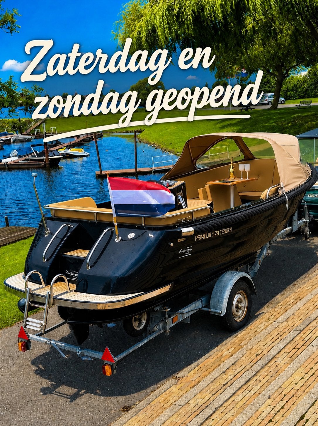 Primeur 570 tender  craftsman 27pk ( diesel ) luxe opties, Watersport en Boten, Sloepen, Ophalen, Tender, Diesel, Primeur