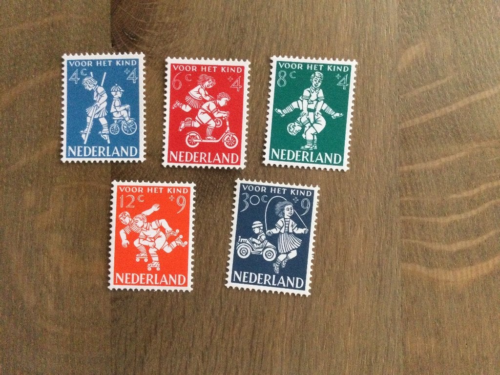 nederland NVPH 715-719 postfris, Ophalen of Verzenden, Postfris