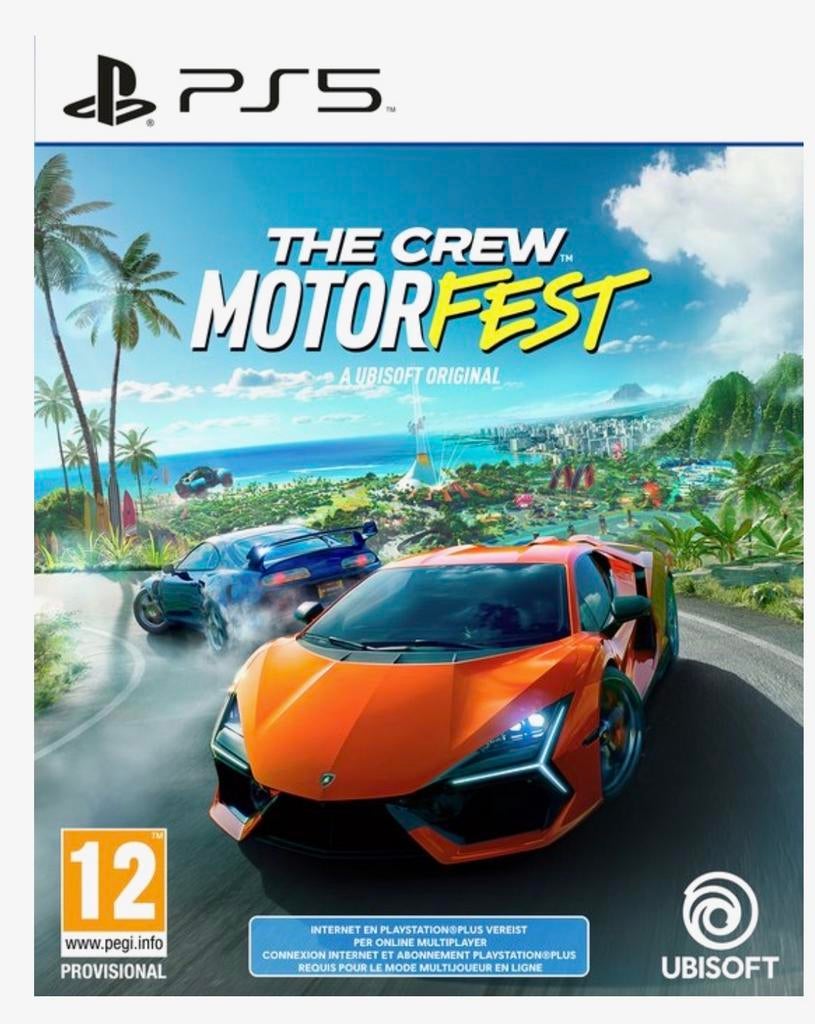 The Crew Motorfest (PS5) - Racegame Ubisoft Original, Spelcomputers en Games, Games | Sony PlayStation 5, Online, 1 speler, Racen en Vliegen
