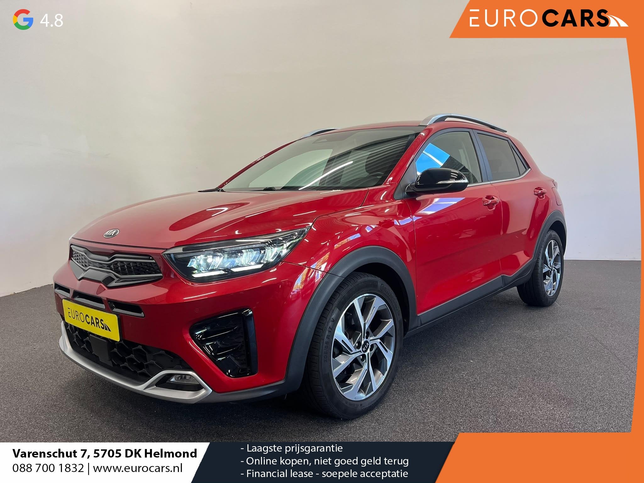 Kia Stonic 1.0 74kW GT Line Automaat Navigatie Apple Carplay, Gebruikt, Euro 6, Automatische klimaatregeling, 99 pk