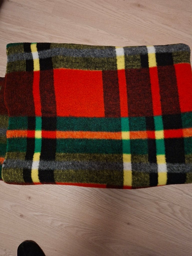 Vintage deken, Gebruikt, Ophalen of Verzenden, Wasbaar, Overige materialen