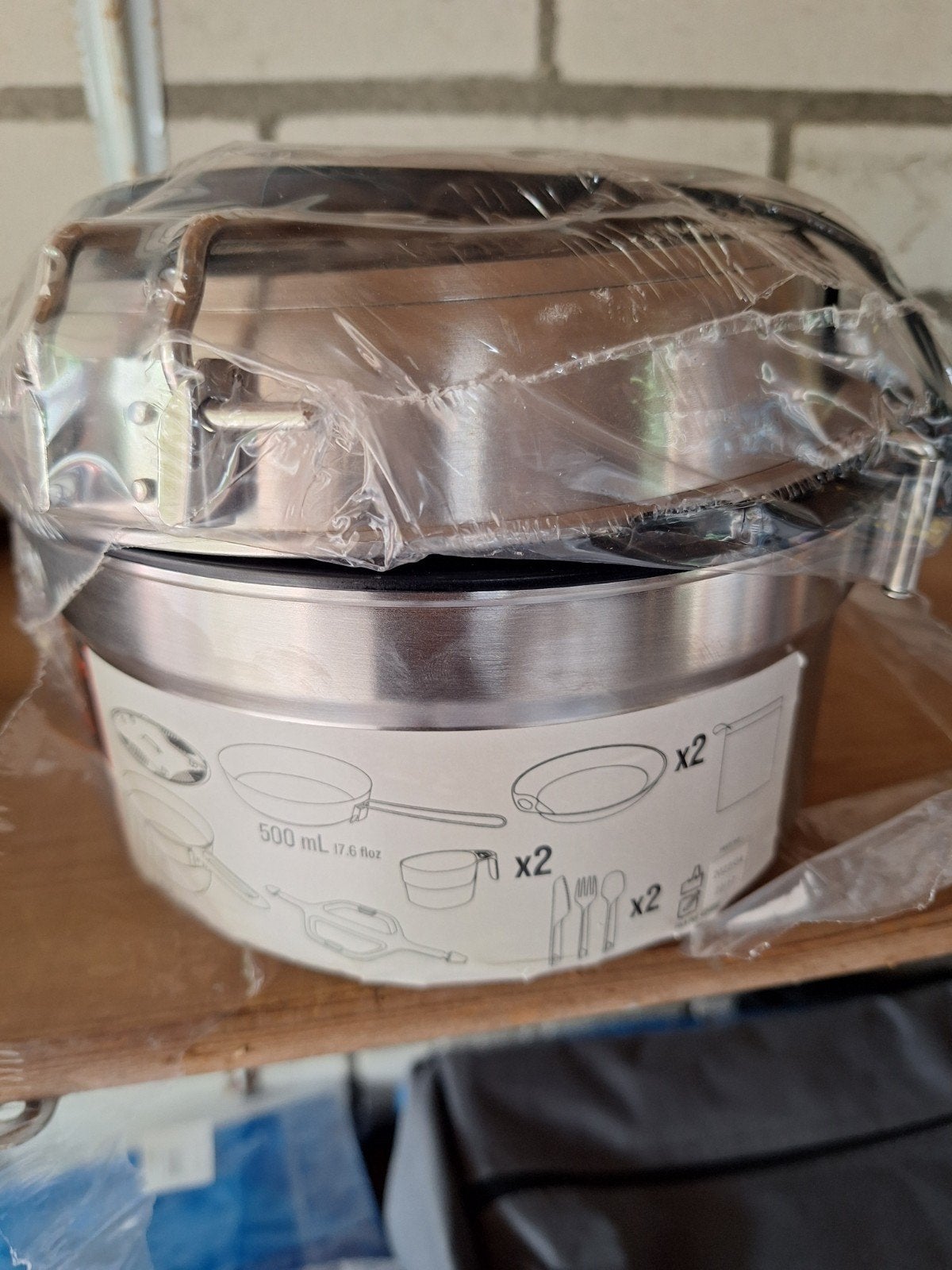 Quechua Kampeer kookset 1.6L + 500ml - Nieuw in verpakking, Ophalen, Nieuw