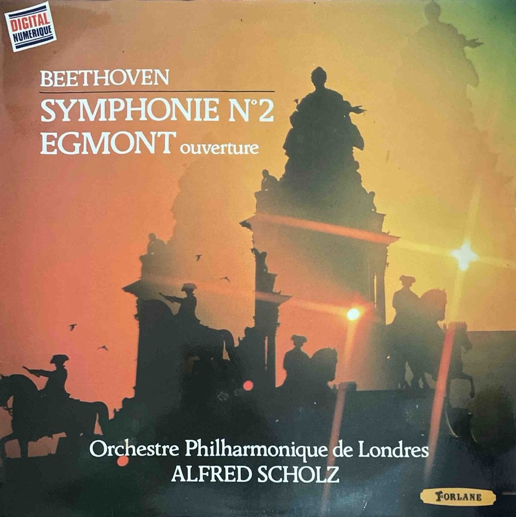 Beethoven - Symphonie No.2 / Egmont Ouverture, LP, Ophalen of Verzenden, Zo goed als nieuw, Orkest of Ballet