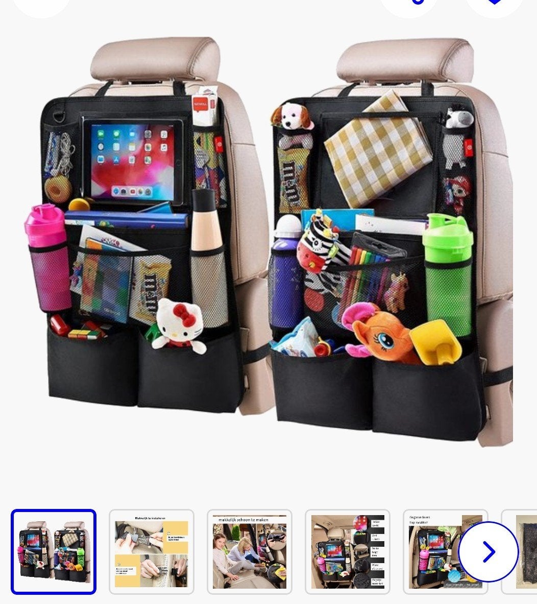 Auto Organizer voor Achterbank - 1 Stuk, Auto diversen, Ophalen of Verzenden, Nieuw
