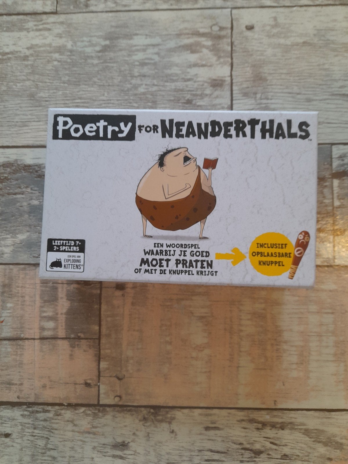 Poetry for Neanderthals, Nieuw, Ophalen of Verzenden, Vijf spelers of meer, Exploding Kittens