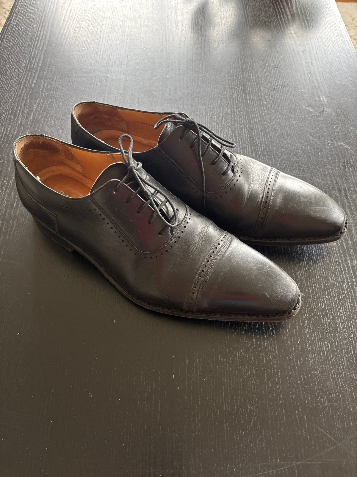 Praeses Nette Zwarte Veterschoenen - Maat 42, Ophalen of Verzenden, Gedragen, Zwart, Veterschoenen