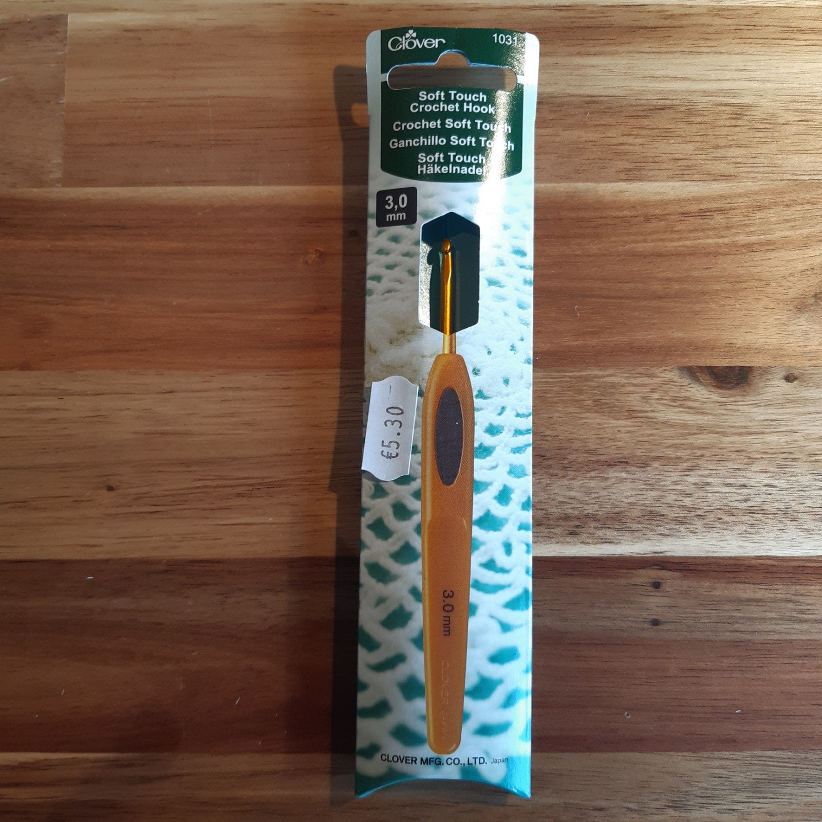 Nieuwe Clover Soft Touch Haaknaald 3.0 mm, Ophalen of Verzenden, Nieuw, Haken, Naald