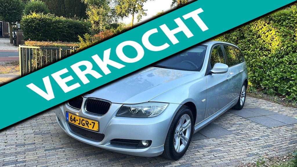 BMW 3-serie Touring 316i Black & Silver Line in goede staat, Auto's, BMW, Gebruikt, 1599 cc, 4 cilinders, 122 pk