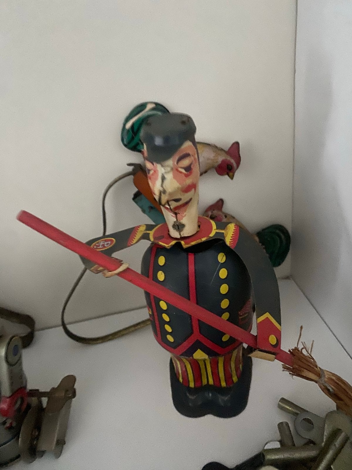 Vintage Schoorsteenveger Speelgoed - Antiek Blikken Speelgoe, Ophalen of Verzenden, Gebruikt