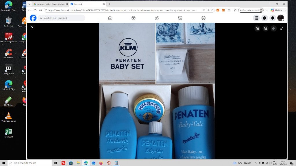 klm penaten gezocht, Ophalen of Verzenden, Zo goed als nieuw