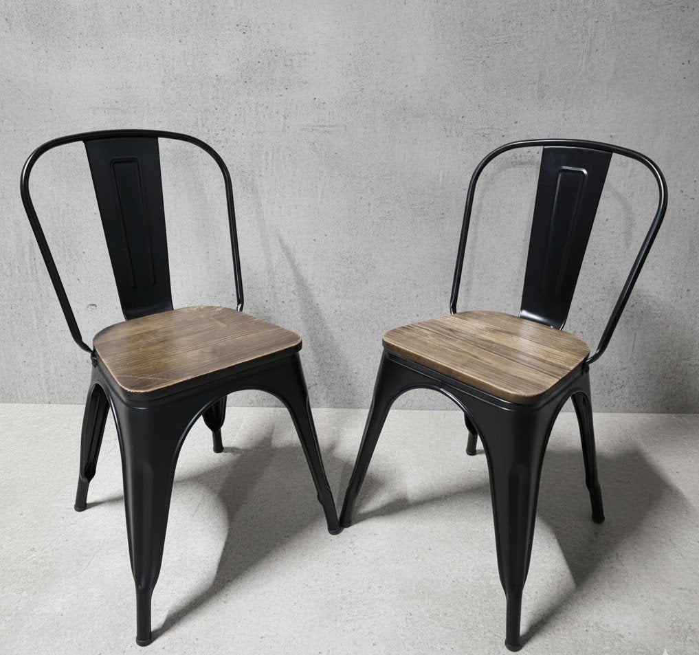 61 x industriële cafe bistro horeca kantine stoelen Tolix, Huis en Inrichting, Stoelen, Ophalen of Verzenden, Zo goed als nieuw