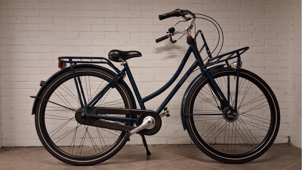 Union Transportfiets 28/49cm 7v Damesfiets Groen, Fietsen en Brommers, Fietsen | Dames | Damesfietsen, 47 tot 50 cm, Versnellingen