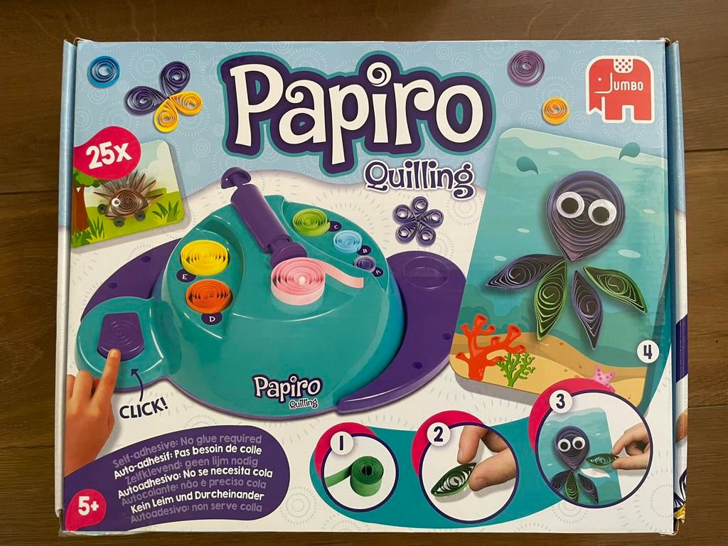 Papiro knutselset, Gebruikt, Meerkleurig, Ophalen of Verzenden, Papier of Karton