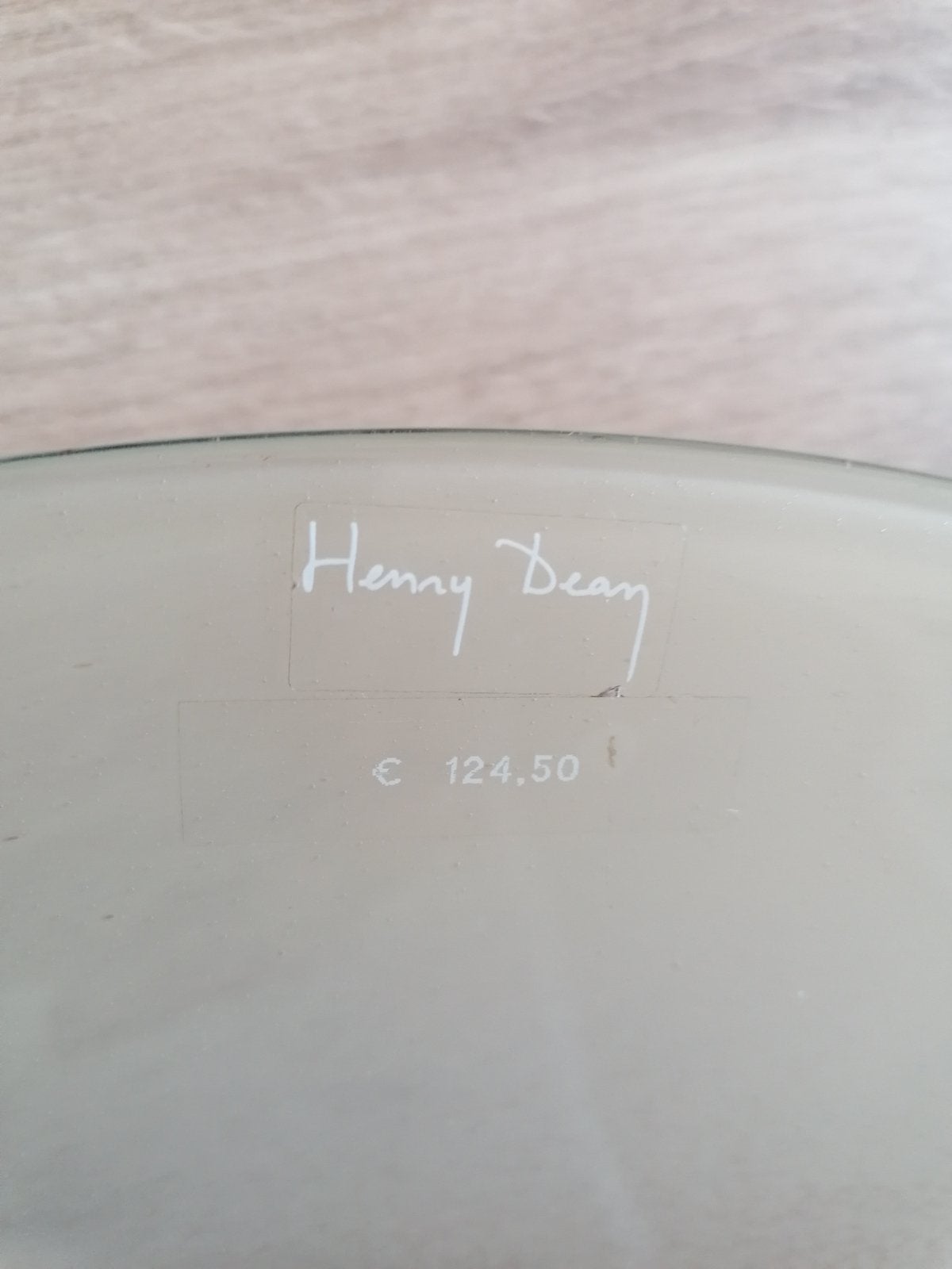 Grote Schaal merk Henri Dean  heeft een doorsnee van 47 cm, Ophalen, Zo goed als nieuw, Rond, Glas