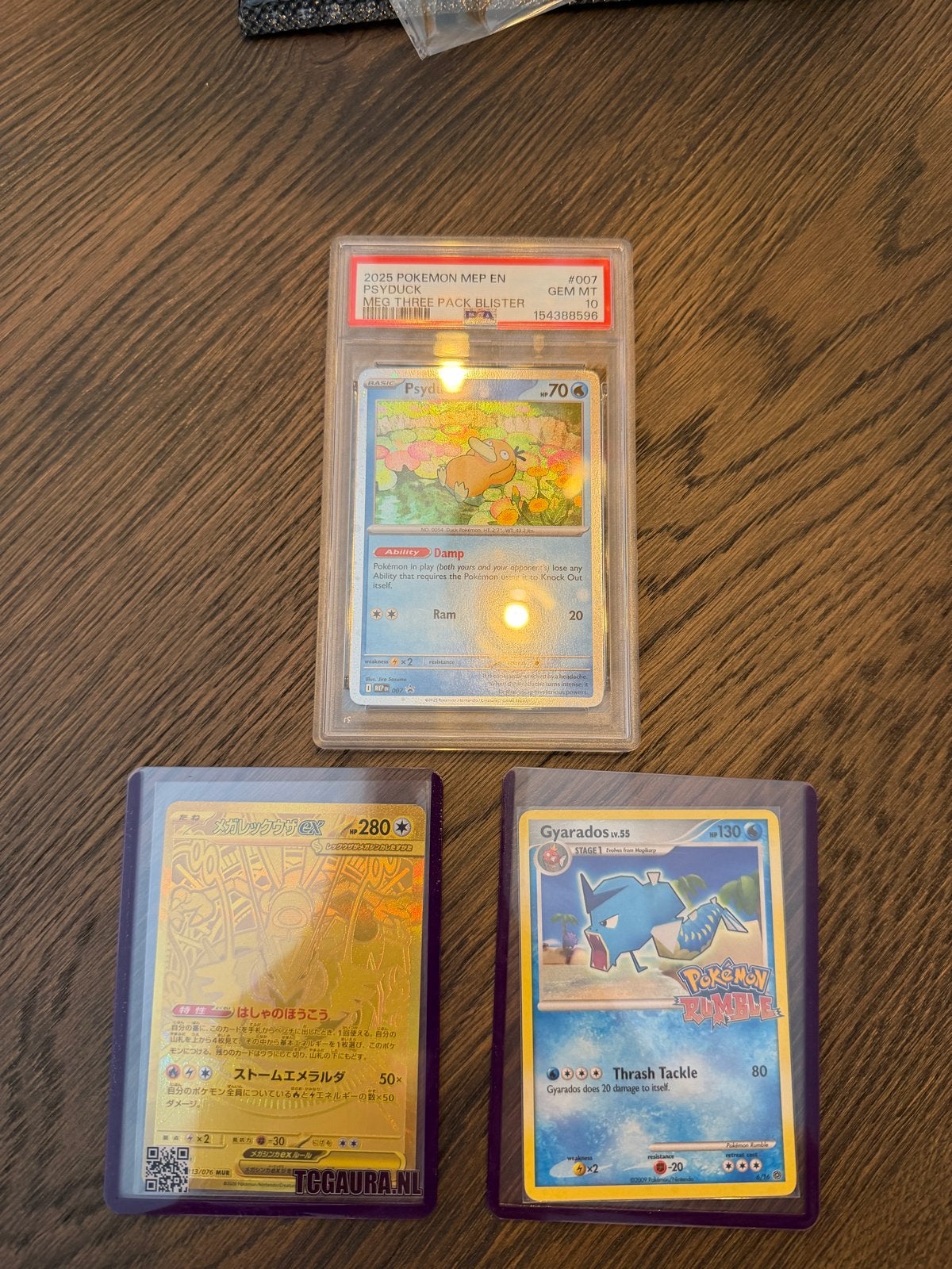 Pokemon Kaarten: PSA 10 Psyduck, Gouden Rayquaza, Gyarados, Hobby en Vrije tijd, Verzamelkaartspellen | Pokémon, Foil, Meerdere kaarten