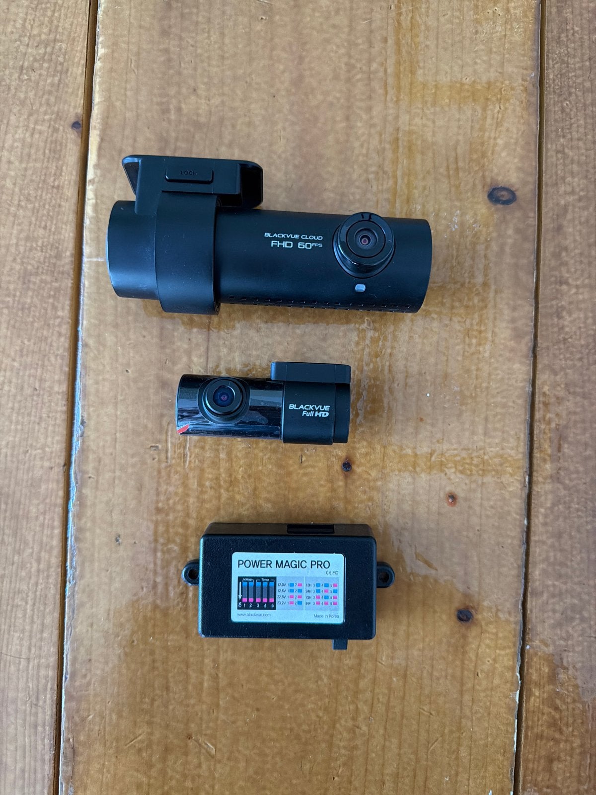 Blackvue 750s dashcam voor en achter FHD 60 fps, Ophalen of Verzenden, Gebruikt