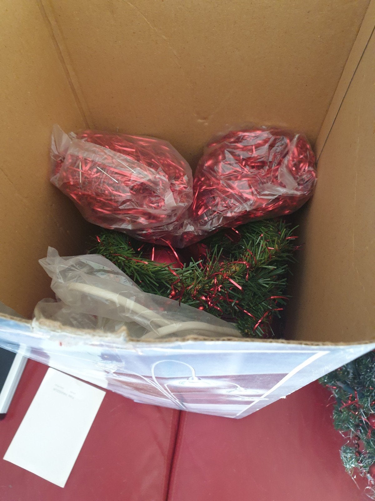 kerstspullen + electr kerstboompje, Diversen, Ophalen, Gebruikt