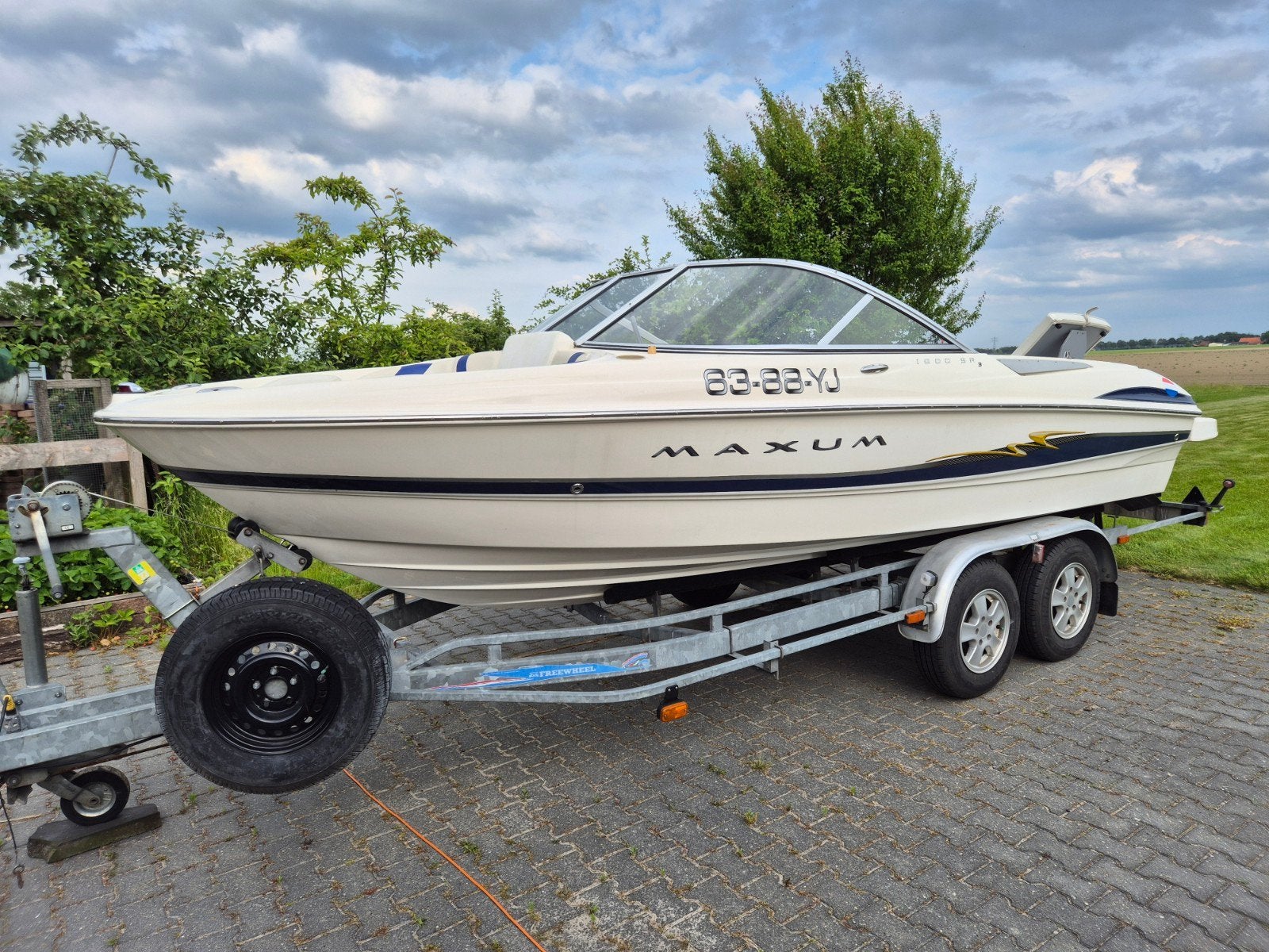 Maxum 1800 sr3 mpi 225pk met dikke trailer, Ophalen, Overige merken, Gebruikt, 1.90 meter