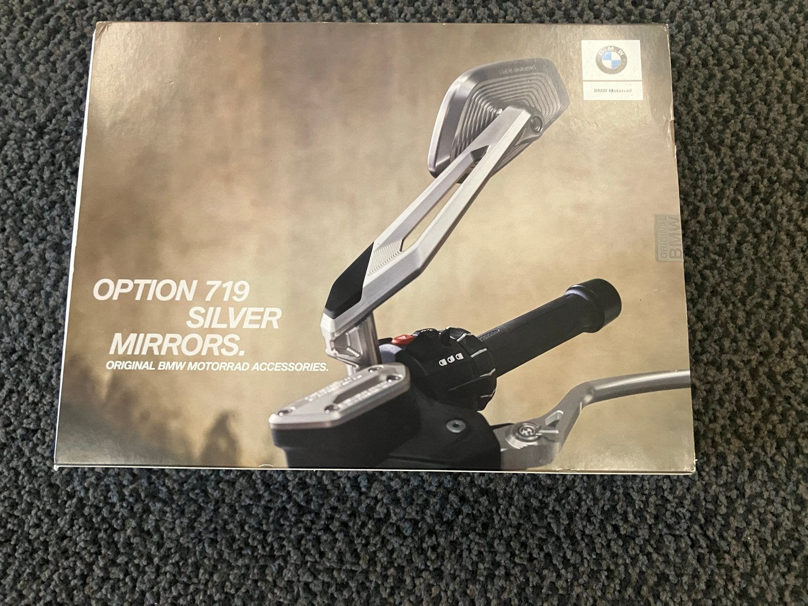 BMW Option 719 Spiegels Zilver R 1200/1250 GS/GSA Nieuw, Ophalen of Verzenden, Zo goed als nieuw