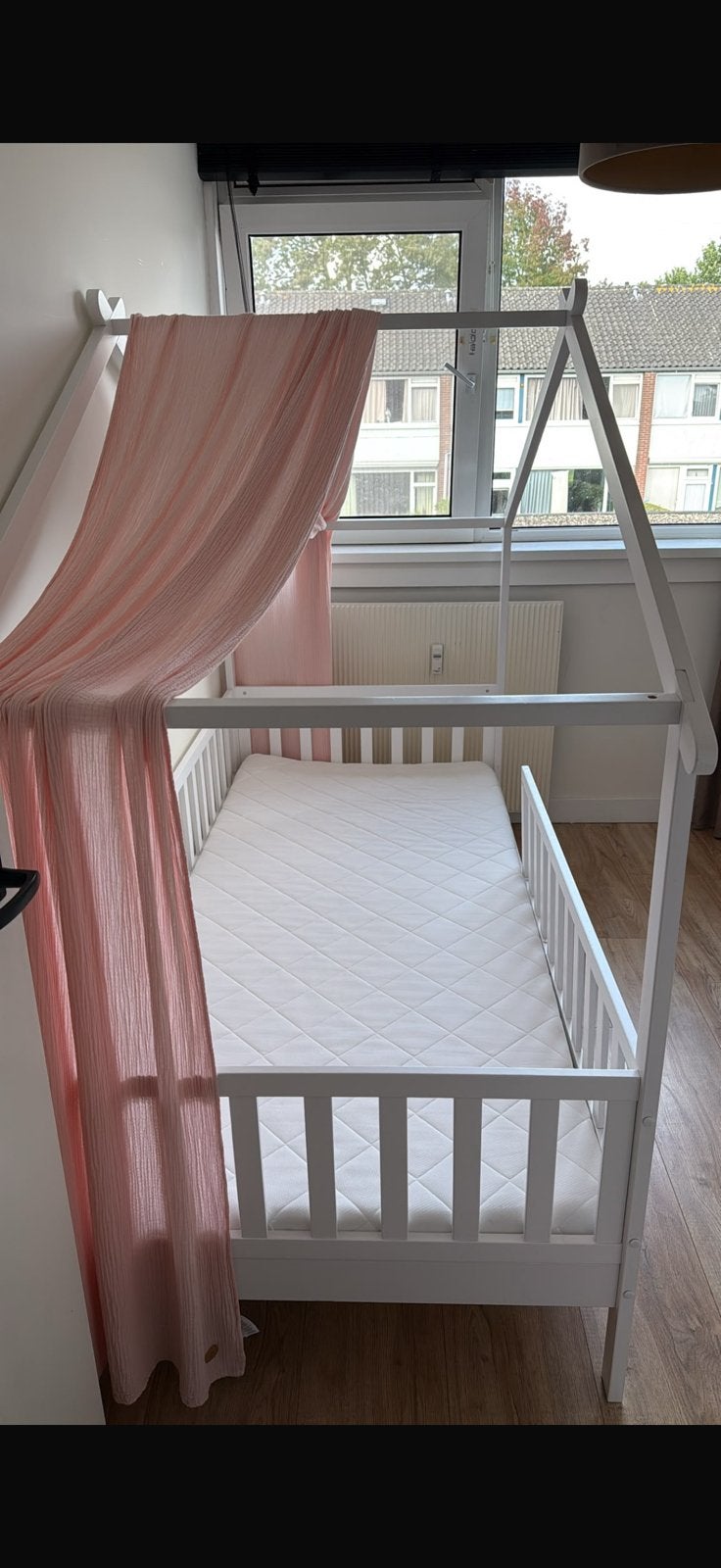 Bed + kast ZELF UITELKAAR HALEN, Ophalen, Zo goed als nieuw, Ledikant