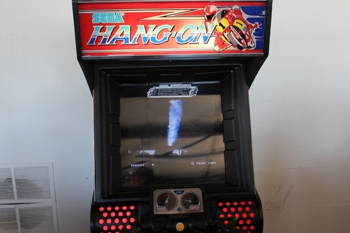 SEGA HANG ON Motor Race Arcade 1985, Ophalen of Verzenden, Zo goed als nieuw