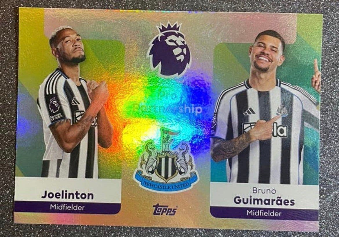 Topps Prem League 25/26 PRO PARTNERSHIP JOELINTON/GUIMARÃES, Verzenden, Zo goed als nieuw, Plaatje