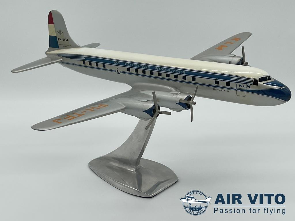 Raise up 1/72 klm dc6 skymaster vintage origineel metaal, Ophalen, Schaalmodel, Zo goed als nieuw, Orders@airvito.com
