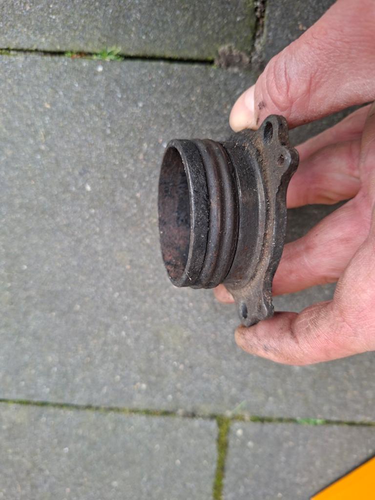 Honda cr 500 mondstuk uitlaat, Motoren, Ophalen, Gebruikt