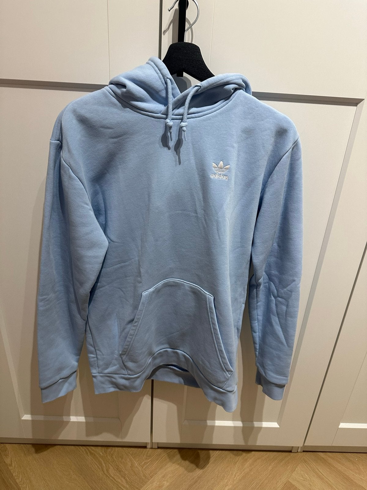 Adidas Hoodie Lichtblauw Maat S, Kleding | Dames, Ophalen of Verzenden, Zo goed als nieuw, Maat 36 (S), Blauw
