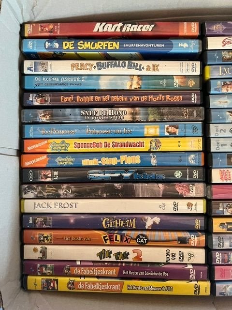 partij kinderfilms/ tekenfilms, Gebruikt, Animatie, Alle leeftijden, Nederlands