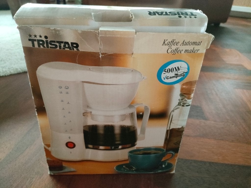 Camping koffiezetapparaat, Ophalen, Gebruikt
