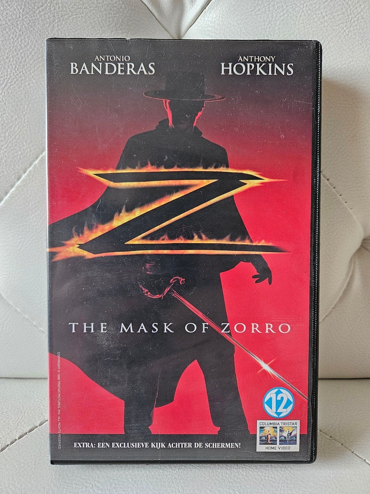 VHS The Mask Of Zorro, Cd's en Dvd's, VHS | Film, Ophalen of Verzenden, Extra's, Actie en Avontuur, Vanaf 12 jaar