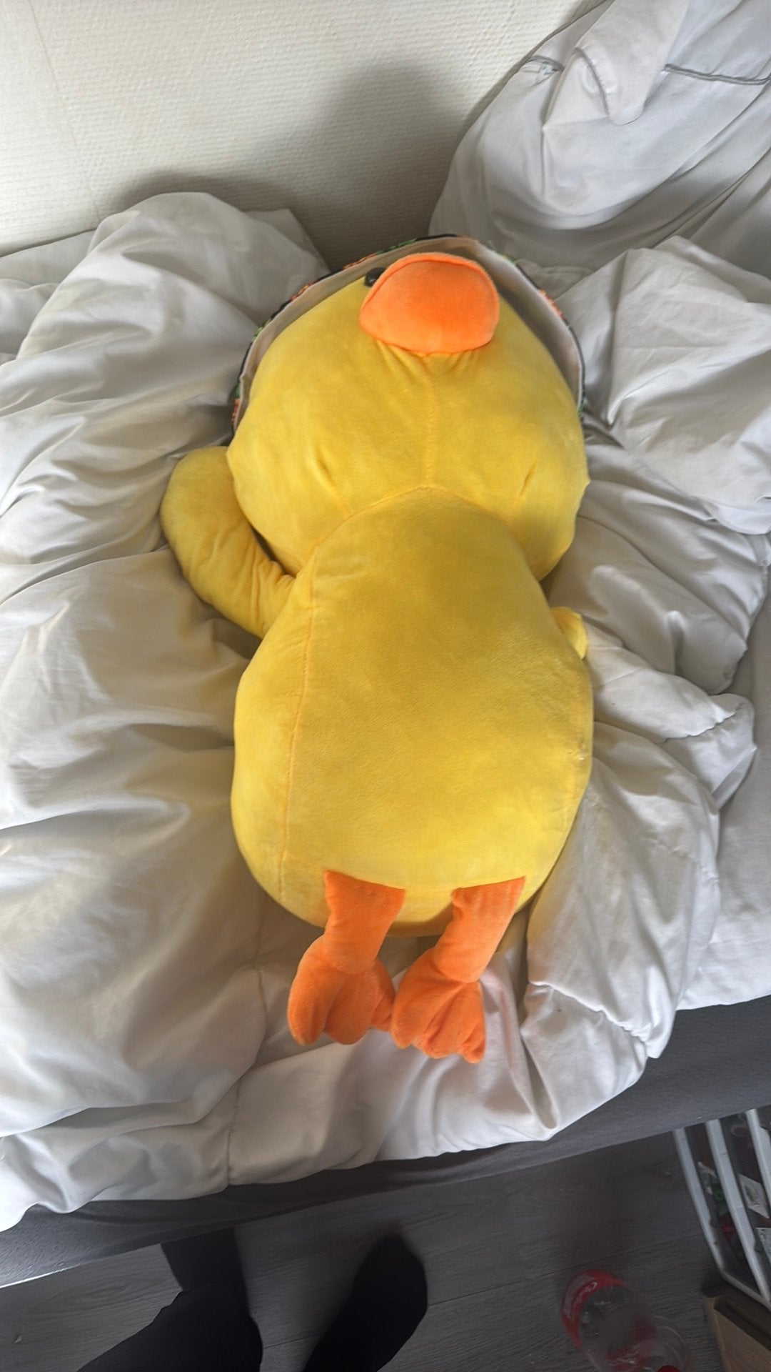 Grote toys unlimited eend knuffel, Kinderen en Baby's, Speelgoed | Knuffels en Pluche, Ophalen, Overige merken, Nieuw, Middelgroot (20 tot 80 cm)