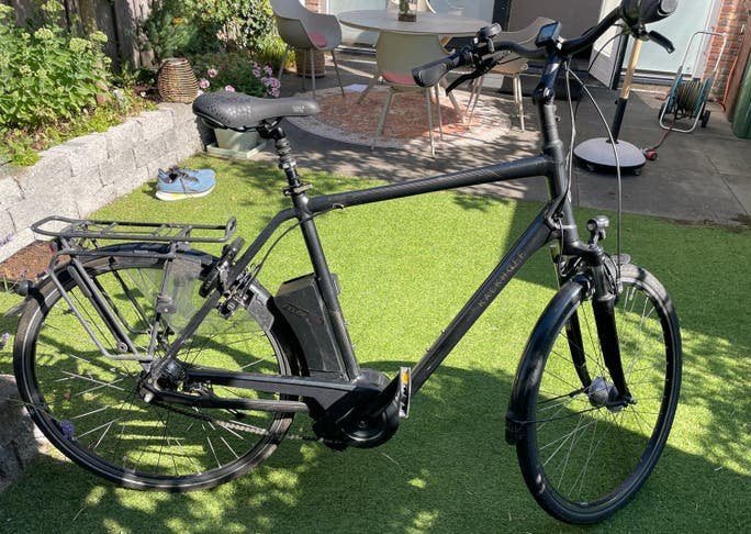 Kalkhoff Agattu Allround elektrische herenfiets, Gebruikt, 59 cm of meer, 50 km per accu of meer, Ophalen