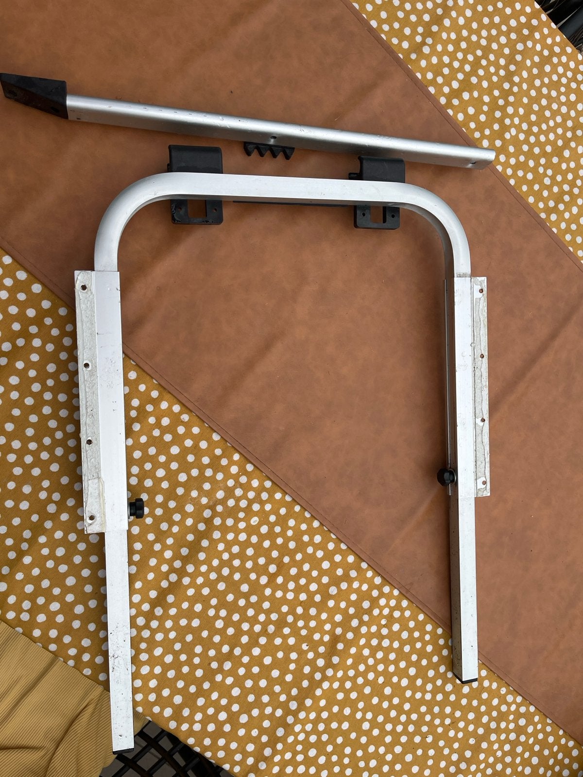 Aluminium campertafel verlenger of caravan of boot, Ophalen of Verzenden, Gebruikt
