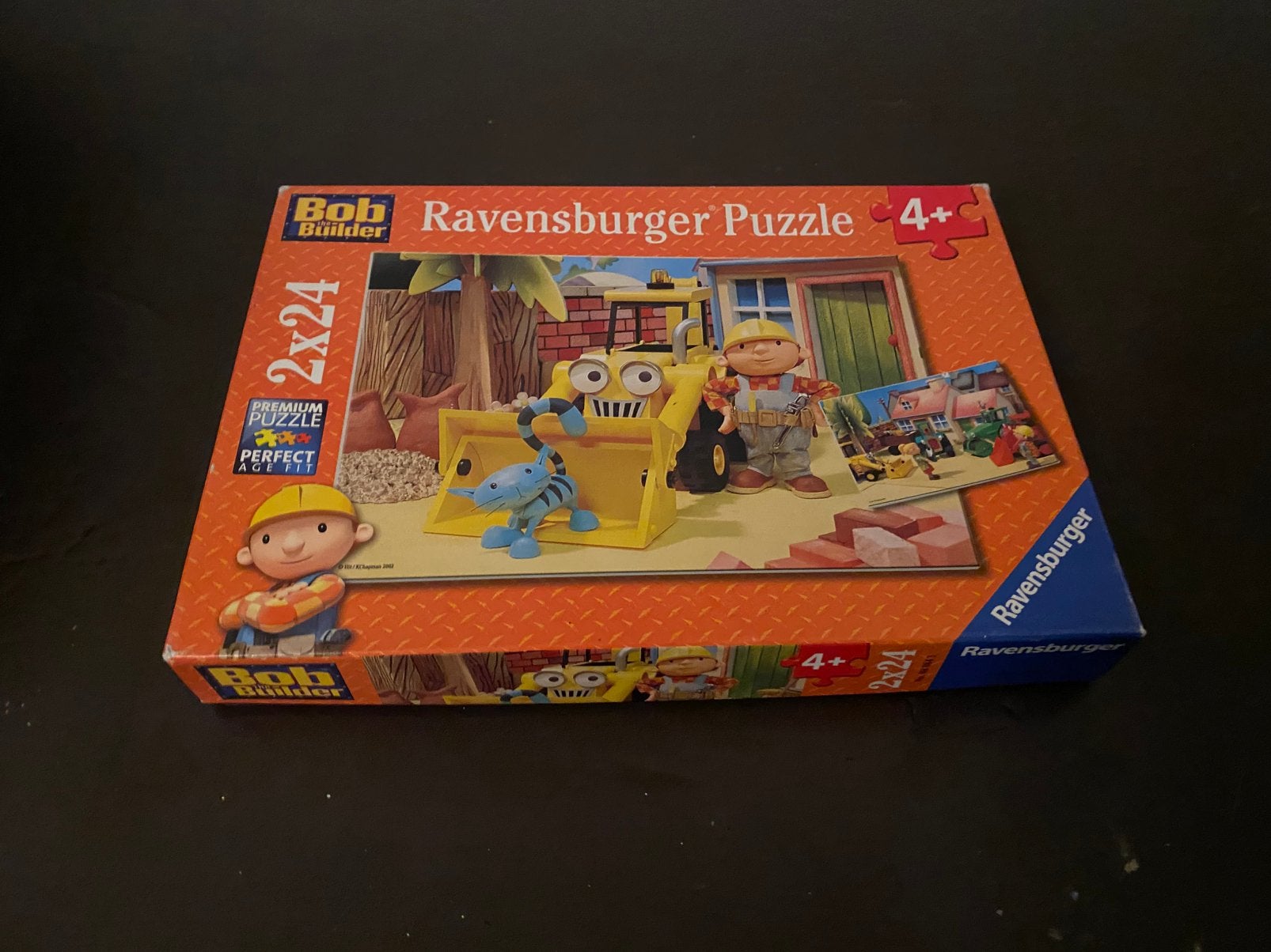 2x Bob de Bouwer puzzels in 1 doos (Ravensburger) (B), Ophalen of Verzenden, 10 tot 50 stukjes