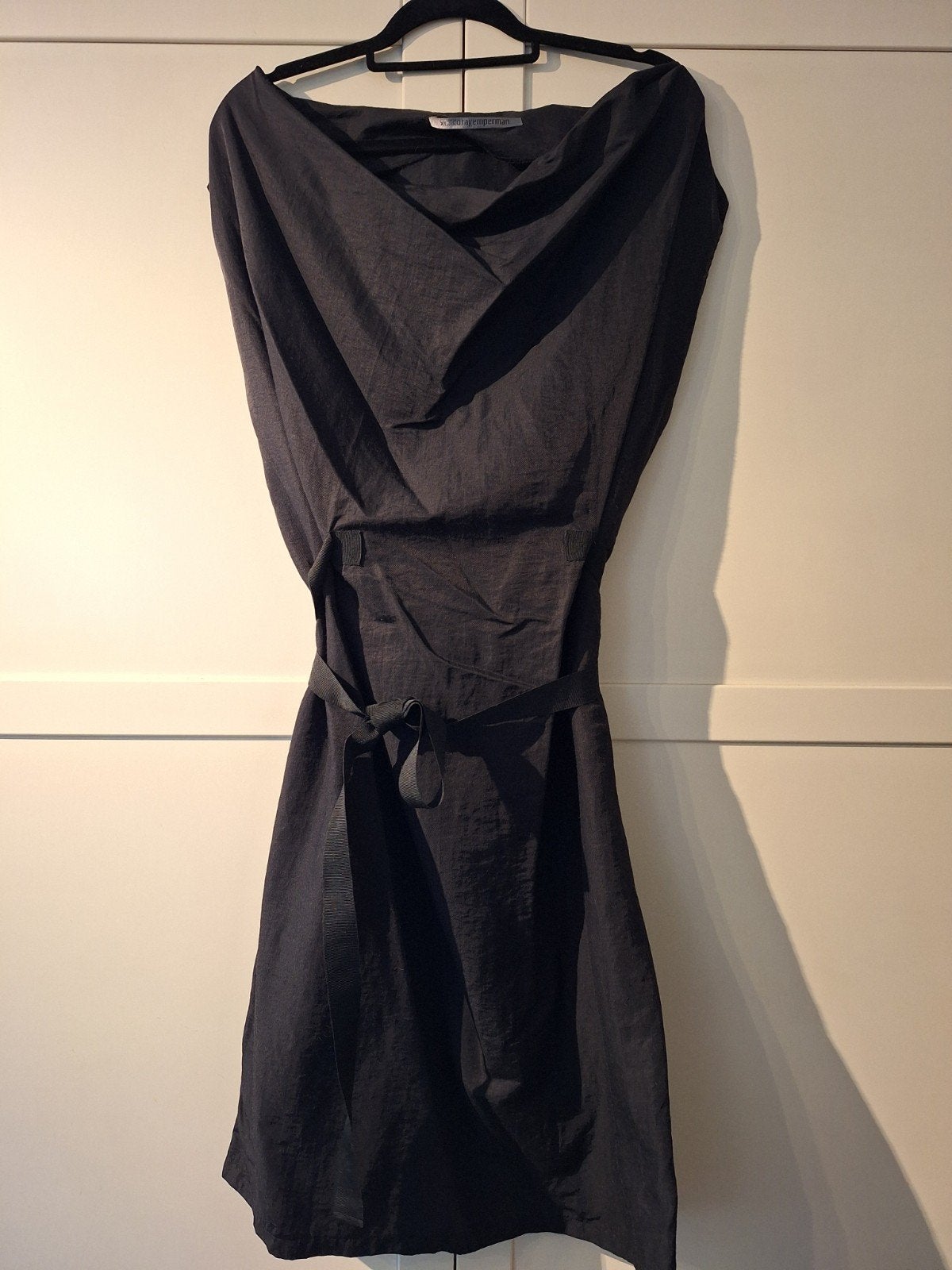 Cora Kemperman jurk mt XL, Kleding | Dames, Zwart, Maat 42/44 (L), Ophalen of Verzenden, Onder de knie