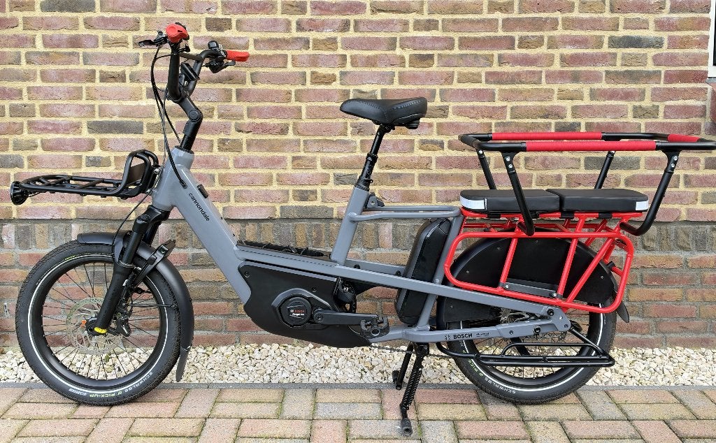 Cannondale Cargowagen Longtail. Bosch Cargo hmb van € 4999, Fietsen en Brommers, Overige merken, 2 zitjes, Nieuw, Cannondale