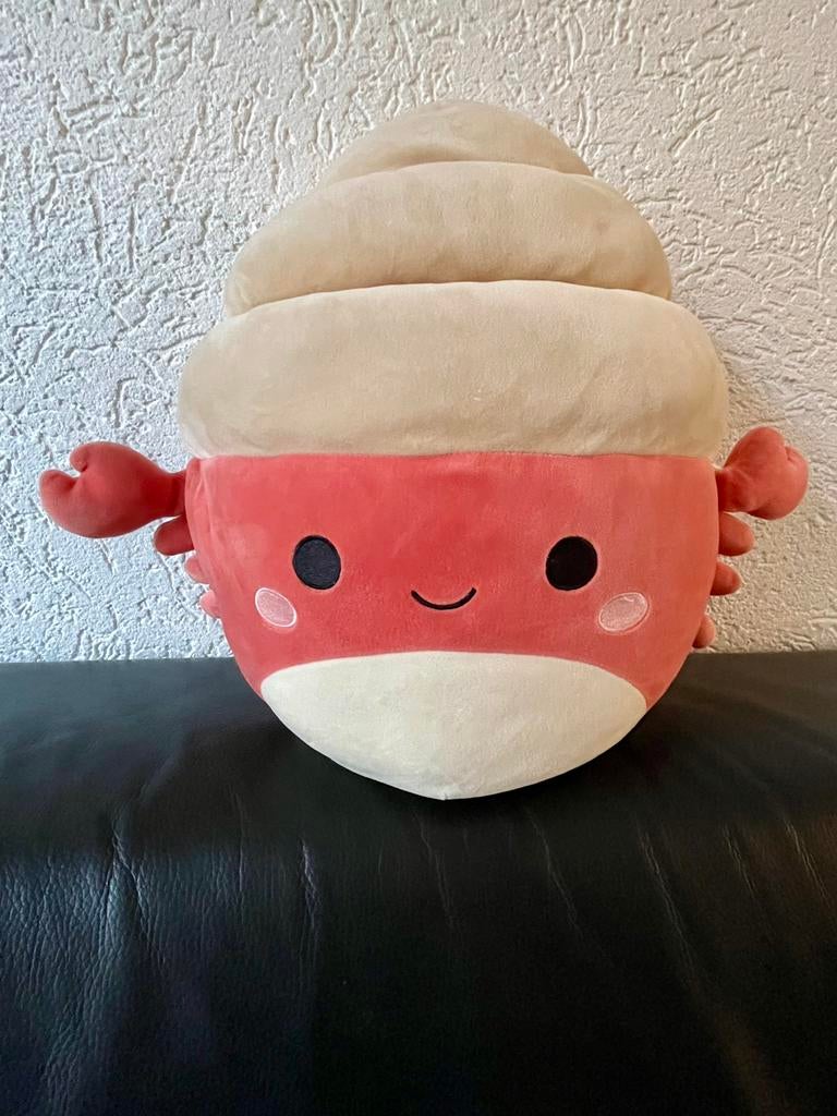 TE KOOP: Indie de heremietkreeft squishmallow 35cm ZGAN, Overige typen, Ophalen of Verzenden, Middelgroot (20 tot 80 cm), Roze