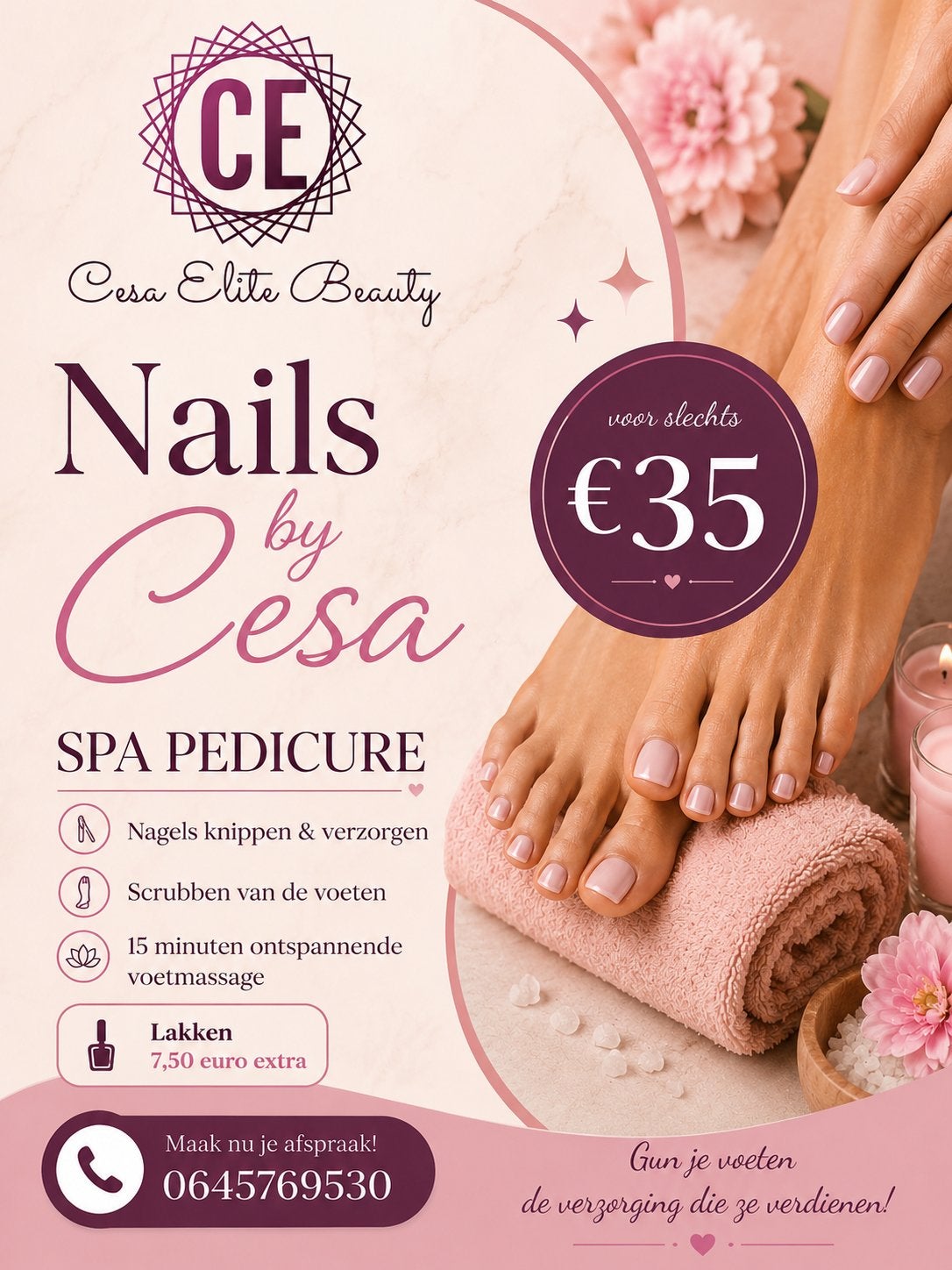 Spa Pedicure - ook aan huis, Ophalen, Zo goed als nieuw, Overige typen